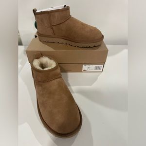 Ugg Classic Ultra Mini Chestnut boots
